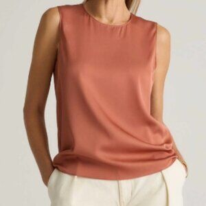 Quince Orange Sleeveless Relaxed Tank Top